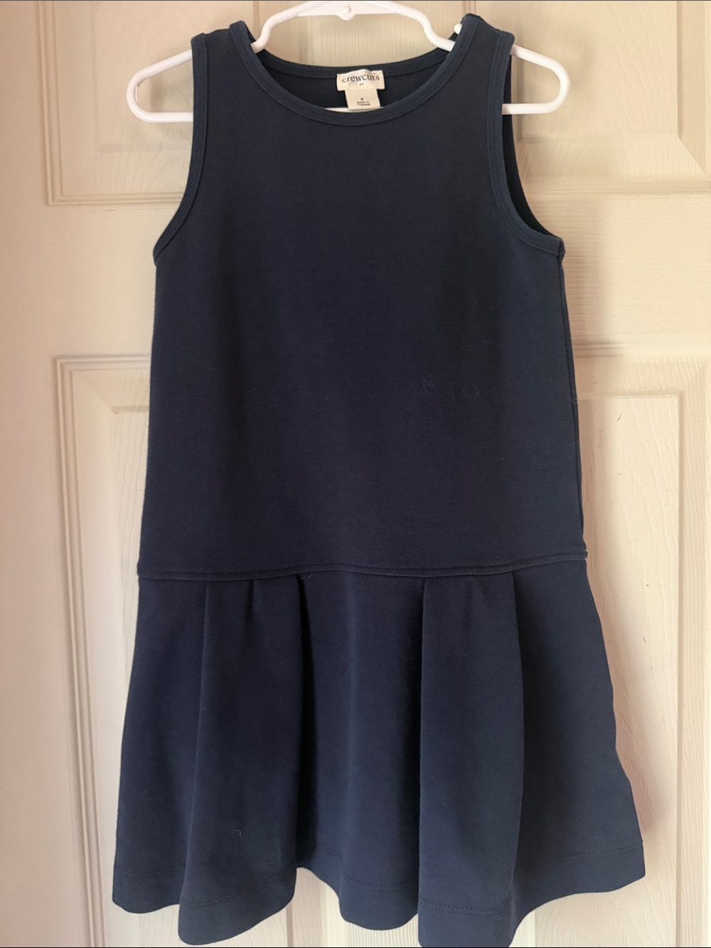 Crewcuts Navy Sleeveless Drop-Waist Play Dress